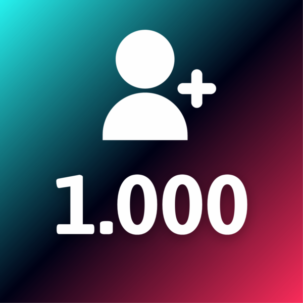 1.000 Seguidores no TikTok